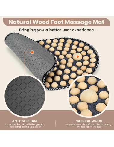 Alfombra de Acupresión para Pies Yingxue 60x40cm Antifatiga