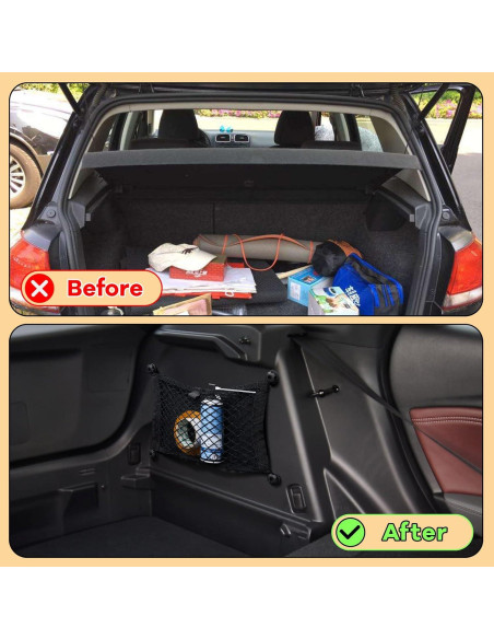 Red de Carga Estirable Frienda 53x25 cm para Coche SUV