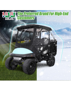 Cubierta de Lluvia 10L0L para Carro de Golf Club Car 4 Pasajeros 2