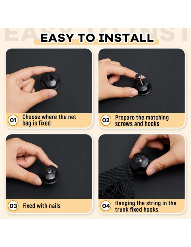 Red de Carga Estirable Frienda 53x25 cm para Coche SUV