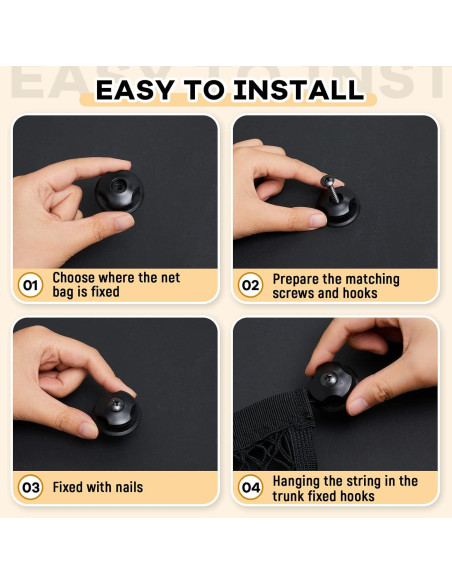 Red de Carga Estirable Frienda 53x25 cm para Coche SUV