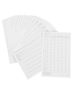 Tarjetas de Puntuación de Golf Baluue - 30 Hojas Recubiertas