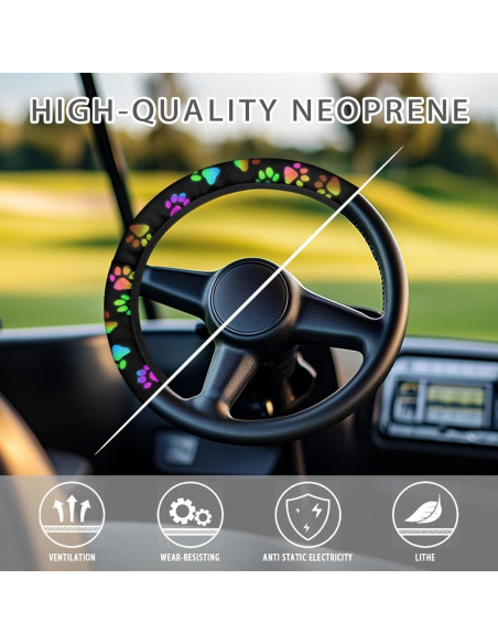 Cubierta de Volante Knextrepoy Huella de Perro 33-35.5 cm