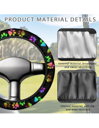 Cubierta de Volante Knextrepoy Huella de Perro 33-35.5 cm