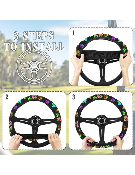 Cubierta de Volante Knextrepoy Huella de Perro 33-35.5 cm