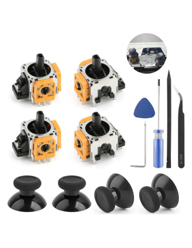 Reemplazo Joystick Xbox One S/X YWLRONG 4 Piezas Naranja