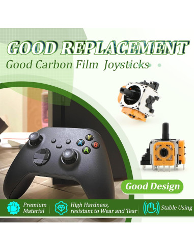 Reemplazo Joystick Xbox One S/X YWLRONG 4 Piezas Naranja