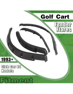 Guardabarros Estándar ECOTRIC para Carrito de Golf Club Car DS 1993+ 2