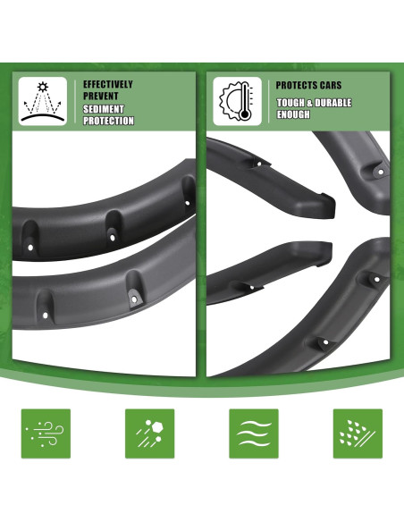 Guardabarros Estándar ECOTRIC para Carrito de Golf Club Car DS 1993+