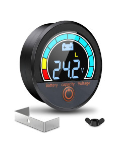 Medidor de Voltaje LCD 12V-84V IP68 Safpovel Monitor Batería