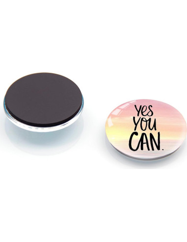 12 Imanes de Refrigerador de Vidrio Poitvd 3 cm Decorativos