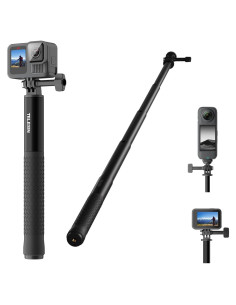 Palo Selfie TELESIN 60" Extensible para GoPro y DJI OSMO