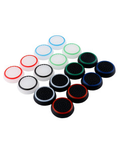 16 Tapas de Silicona Noctilucentes para Joystick SUBANG
