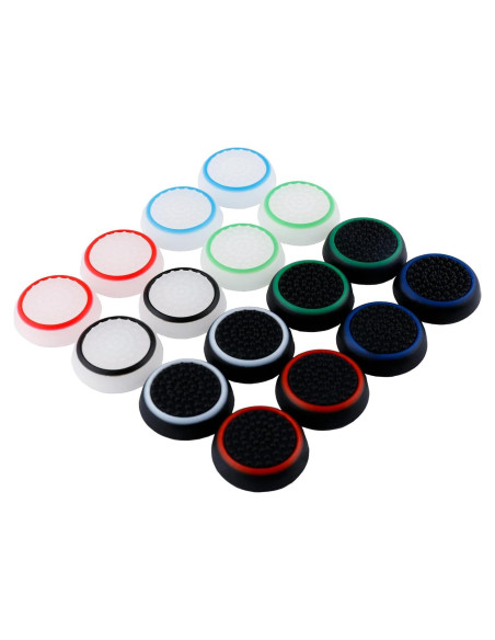 16 Tapas de Silicona Noctilucentes para Joystick SUBANG