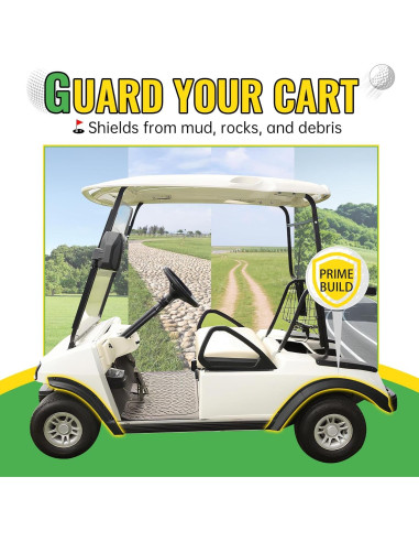 Guardabarros Delanteros y Traseros CYOOYC para Club Car DS 1993-2025