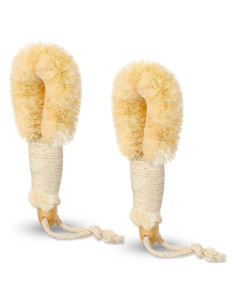 Cepillo Exfoliante Seco Suttmin 2 Pcs Fibra de Sisal 23 cm