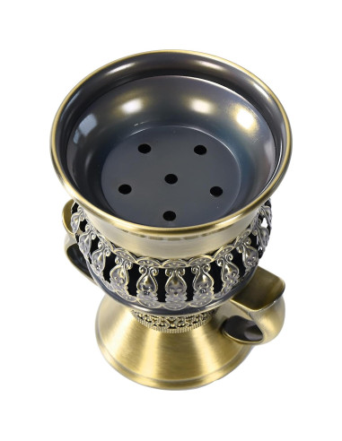 Quemador de Incienso Mubkhara PINCASOL Bronce 11.4 cm