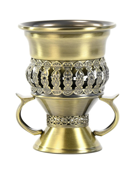 Quemador de Incienso Mubkhara PINCASOL Bronce 11.4 cm