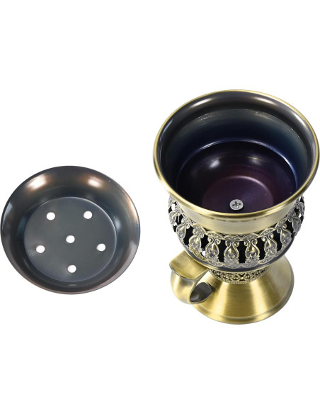 Quemador de Incienso Mubkhara PINCASOL Bronce 11.4 cm