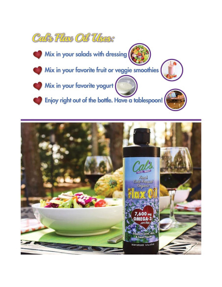 Aceite de Linaza Prensado en Frío Stengel 473 ml Omega-3