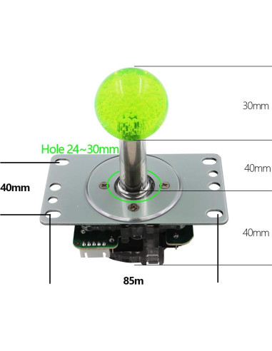 Joystick LED SJ@JX para juegos de pelea 4-8 vías