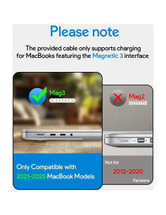 Cargador Magnético USB-C 96W para MacBook Pro/Air 13-16" 2