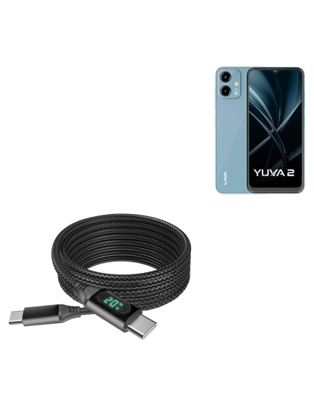 Cable PowerDisplay PD BoxWave 1.83m USB-C a USB-C 100W