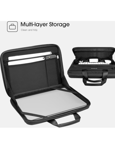 Bolsa Dura para Laptop de Juegos Smatree 18 Pulgadas Negra