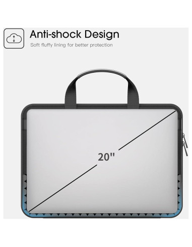 Bolsa Dura para Laptop de Juegos Smatree 18 Pulgadas Negra