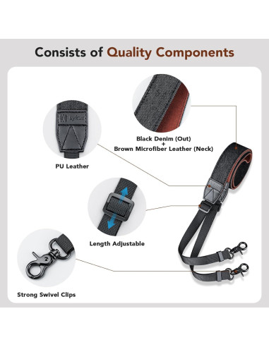 Cinta de Cuello Lykus para Controladores DJI RC - Ajustable