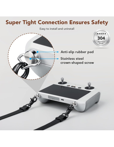 Cinta de Cuello Lykus para Controladores DJI RC - Ajustable