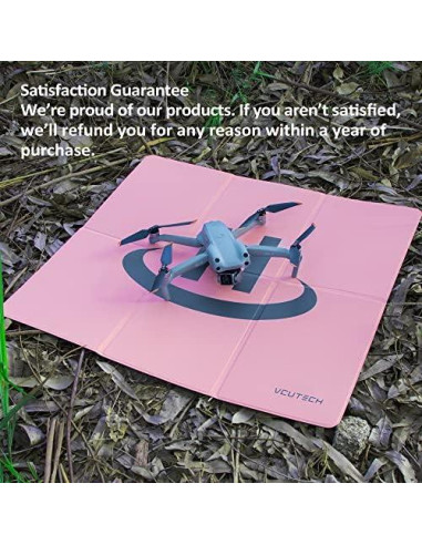 Plataforma de Aterrizaje para Drones VCUTECH 65 cm Rosa