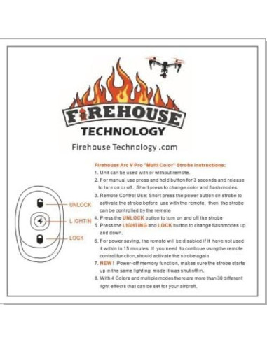 Estroboscópico Profesional Firehouse Technology Arc V Pro Multicolor