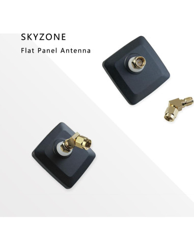 Antena FPV SKYZONE 5.8G Panel Plano y Hongo SMA para Drones