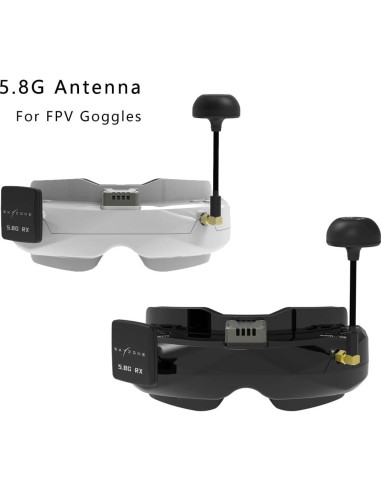 Antena FPV SKYZONE 5.8G Panel Plano y Hongo SMA para Drones