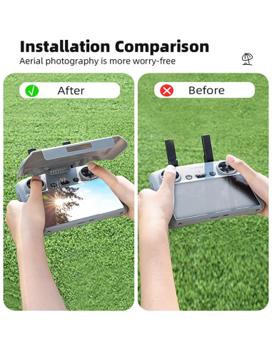 Cubierta Solar RC 2 Genérico para Control Remoto DJI Mini 4 Pro