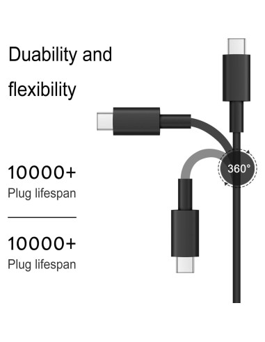 Cargador USB-C 65W HIBBO para Laptop HP y Dell