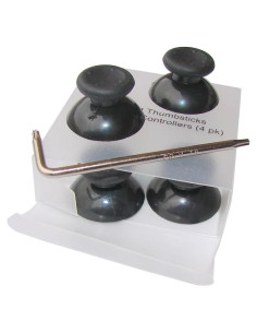 Palancas de Reemplazo Negras Global Game Gear para Xbox 360