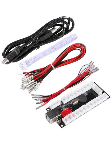 Kit Arcade LED Qenker para 2 Jugadores USB MAME y Raspberry Pi