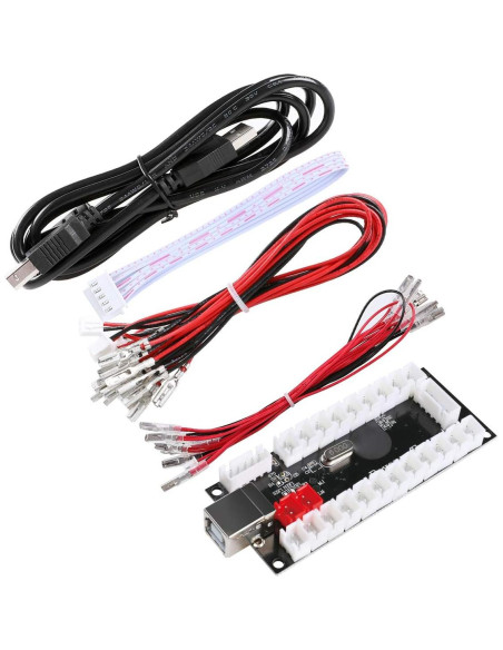 Kit Arcade LED Qenker para 2 Jugadores USB MAME y Raspberry Pi