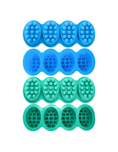 Moldes de Jabón de Silicona Hedume 4 Piezas Antiadherentes