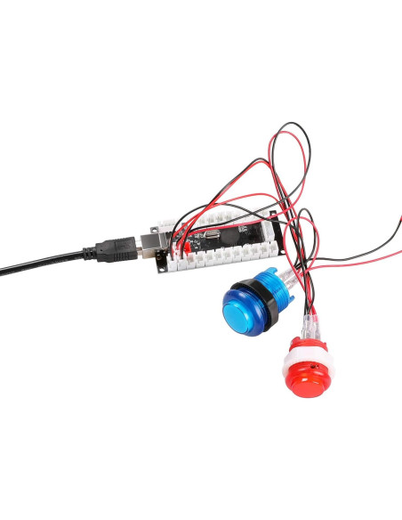 Kit Arcade LED Qenker para 2 Jugadores USB MAME y Raspberry Pi