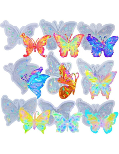 Molde de Silicona Mariposa Xinjincang para Resina DIY