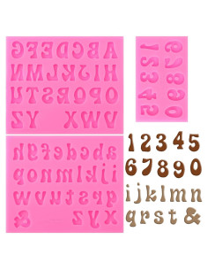 Moldes de Silicona Kichvoe para Chocolate y Fondant 3 Pcs