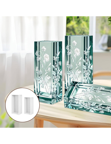 Moldes Rectangulares de Silicona para Resina Epóxica Xthrotsenk - 2 Tamaños