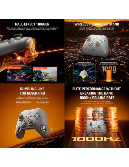 Controlador Inalámbrico BIGBIG WON Gale Hall para PC/Switch