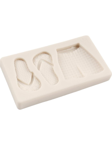 Moldes de Fondant de Silicona FCKEMLDS - Playa Hawaiana 4 Pcs