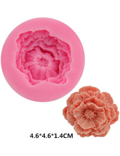Molde de Silicona para Velas ESEENS - 6 Piezas Flores 2