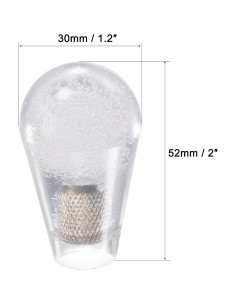 Mango Joystick Ovalado uxcell 52mm x 30mm para Arcade 2