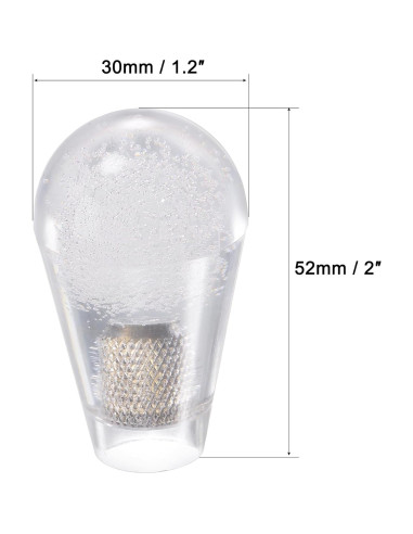 Mango Joystick Ovalado uxcell 52mm x 30mm para Arcade